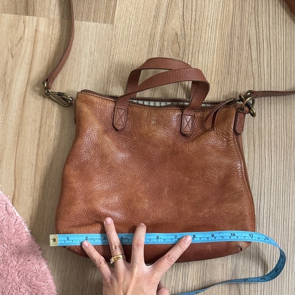 Brown Leather madewell mini transport tote - Picture 7 of 8